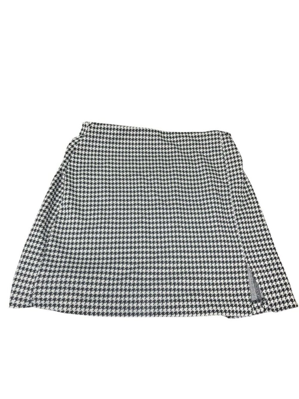 H&M DIVIDED Women’s Size Small Black White Houndstooth Mini Skirt